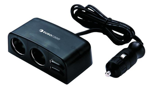 Cargador Para Auto Eurocase 2 Puertos Usb 12v - -sdshop