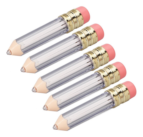Contenedor De Brillo Labial, 5 Unidades, 5 Ml, Tubo Vacío Co