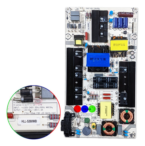 Fuente Hisense 55r6dm / Rsag7.820.7238/roh - Nueva 