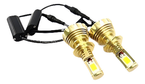 2 X H7 Cob Led Niebla Luz De Conducción De Audi 120w 6000lm