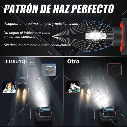 Kit Faros Luz Led H8 H13 14000lm Para Ford Haz Alta/baja
