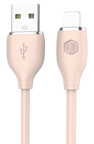 Cable De Datos Jd D-23 Usb Compatible iPhone Carga Rápida Color Rosa