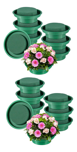 Paquete De 16 Cuencos Redondos De Espuma Floral Para Bricola