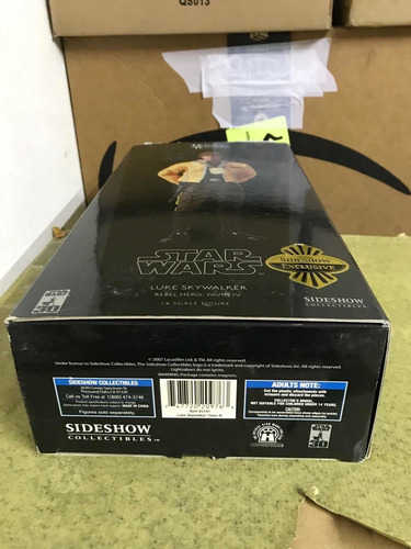Luke Skywalker Yavin 1/6 Star Wars Heroes Sideshow Usado!!!