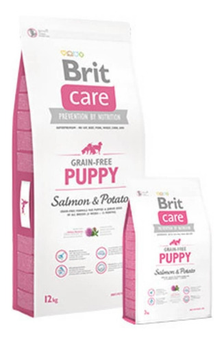 Imagen 2 de 3 de Alimento Para Perro Brit Care Puppy Salmon & Popato 1kg