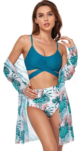 Falda De Playa De Tul For Mujer + Bikini Premium [u]