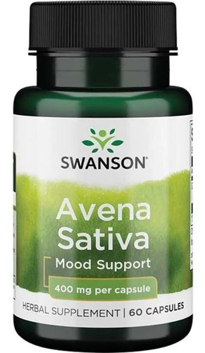 Full Spectrum Avena Sativa 60caps 400mg De Swanson