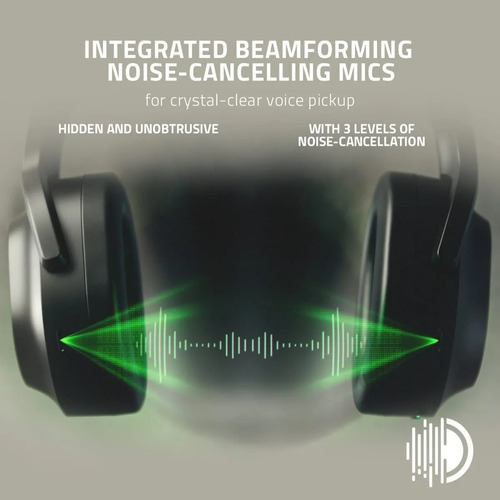 Imagen 2 de 6 de Razer Barracuda Auricular Gamer Wireless 2.4ghz Y Bluetooth