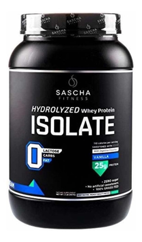 Proteína Sascha Fitness 2 Lbs Hidrolizada Vainilla