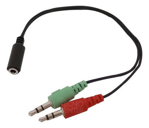 Cable Adaptador 2 Plug 3,5 Macho A Jack Hembra Audio Pc