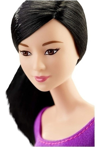 Imagem 5 de 9 de Barbie To Move Top Roxo Cab. Preto Oriental Ms Sj