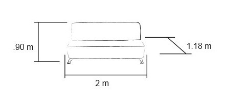 Sofa Cama Mestre Cocoa Këssa Muebles