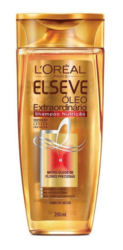 Shampoo Elseve Óleo Extraordinário Nutrição 200ml