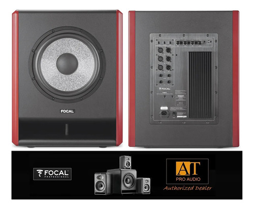 Focal Sub12 Subwoofer Ativo P/ Estúdio Sub 12 Made In France