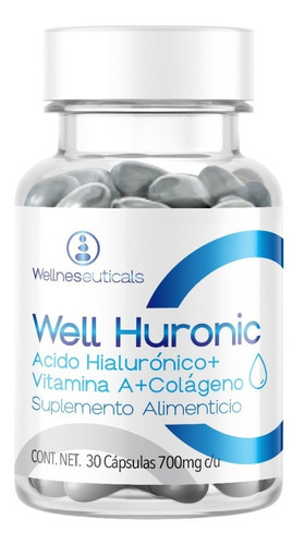 Well Huronic | Ácido Hialurónico | Vitamina A | Colágeno Sabor Sin Sabor