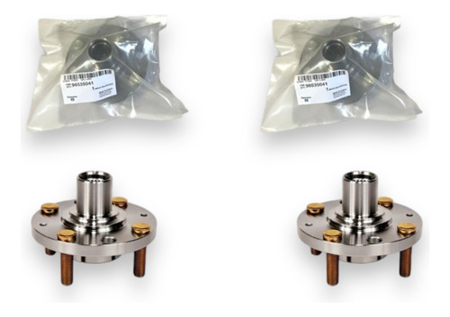 Kit 2 Maza Rueda Delantera 4 Birlo Chevrolet Spark 2011-2017