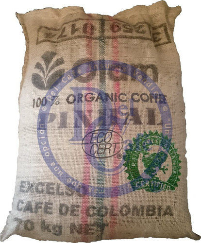 Imagen 1 de 3 de Cafe Organico Colombia Excelso Premium Biocafe Grano Molido