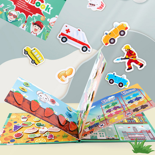 Libro Ocupado Para Que Los Niños Aprendan Habilidades Baby E