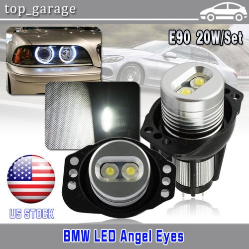 Error Libre 20w Total Led Angel Eyes Halo Ring Marker Bombil