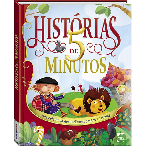 Histórias de 5 minutos, de Mammoth World. Happy Books Editora Ltda., capa dura em português, 2020