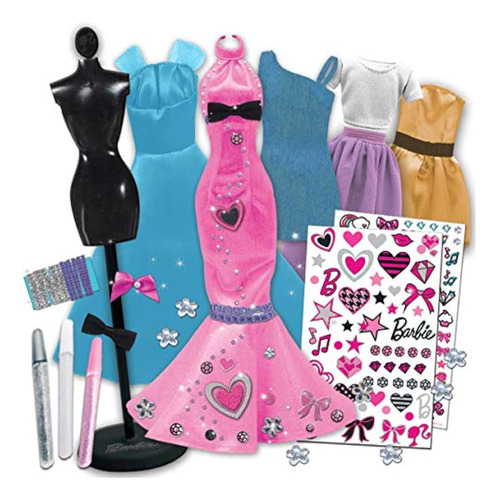 Barbie Be A Fashion Designer Doll Dress Up Kit