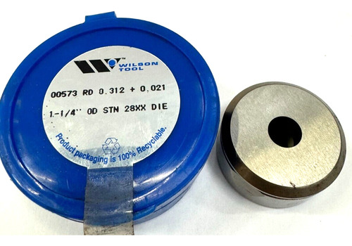 Wilson Tool Die Stn 28xx1 Round 0.312 1 1/4 Od Jjo