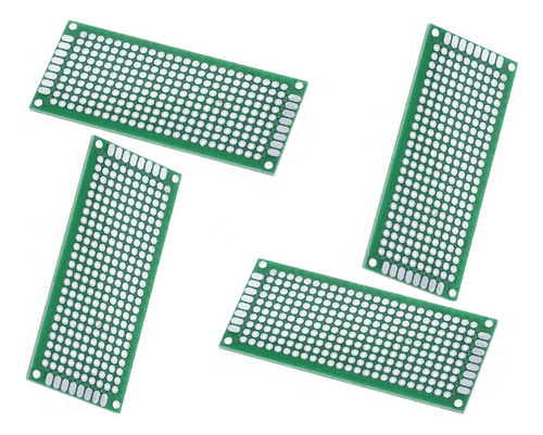 Placa Pcb Doble Cara 30x70mm, Paquete De 4 Unidades.