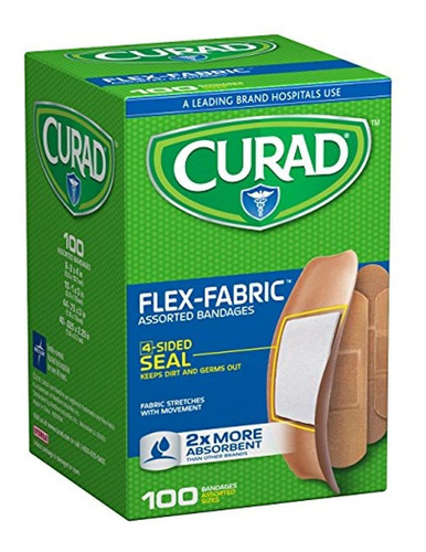 Curad Flex-fabric Vendas, Varios Colores Tamaño: 30 count, C