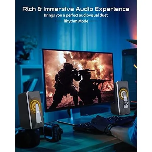 Altavoces De Computadora, Altavoces De Juegos 3 Modos D...
