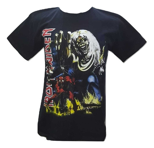 Polera  Iron Maiden Number Of The Beast Talla S A Xl