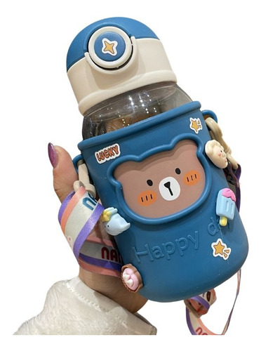 Tomatodo Baby Bear Con Sticker 3d Capacidad 650ml Azul