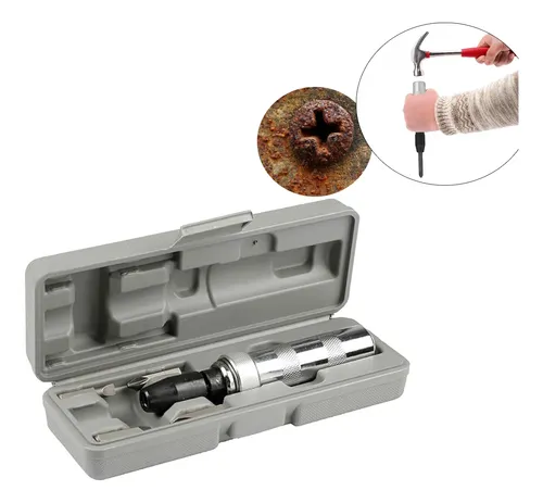 Kit Chave De Impacto Manual Soltar Parafusos 8 Peças