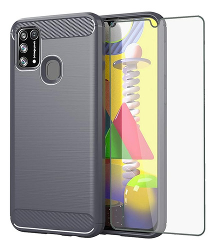 Funda Para Galaxy M31 M21s F41 Con Protector De Pantalla De