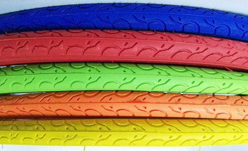 Imagen 2 de 3 de Cubierta Ponely P/ Bici Rod 700 X 25 Colores