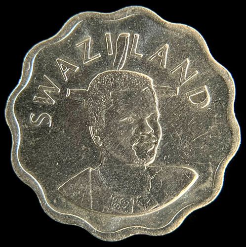 Swazilandia, 5 Cents, 2007. Casi Sin Circular