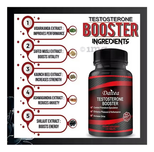 Potenciador De Testosterona Mayor Energia Y Potencia Sexual Sabor Sin Sabor