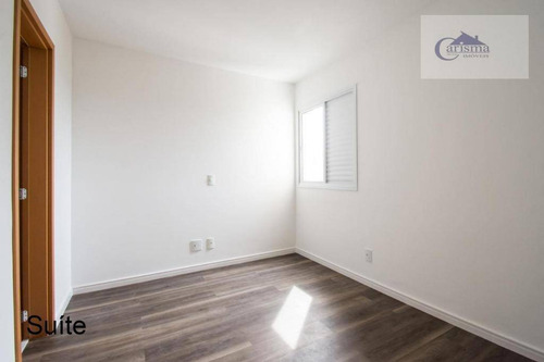 Apartamento Com 2 Dormitórios, Sendo 1 Suíte, À Venda, 59 M² Por R$ 335.000 - Parque Das Nações - Santo André/sp - Ap3642