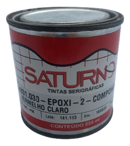 Tinta Epóxi 225ml Saturno 4801 + Catalizador 225ml