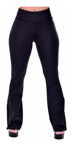 Calça legging sales boca larga