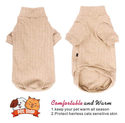 Idepet Sphynx Gatos Sin Pelo Camisa De Suéter Kitten Soft Pu