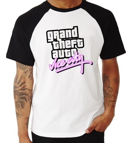 Remera, Gta Vice City, Grand Theft Auto, Remeras Gamer