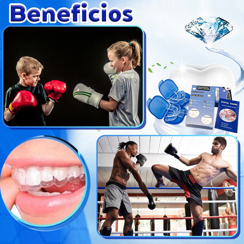 Set 4 Guardas Dentales Anti-bruxismo | Moldeable Nocturno