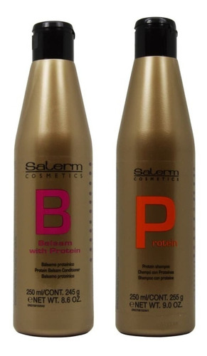 Salerm ® Linea Oro Shampoo & Bálsamo Proteinas 250 Ml 