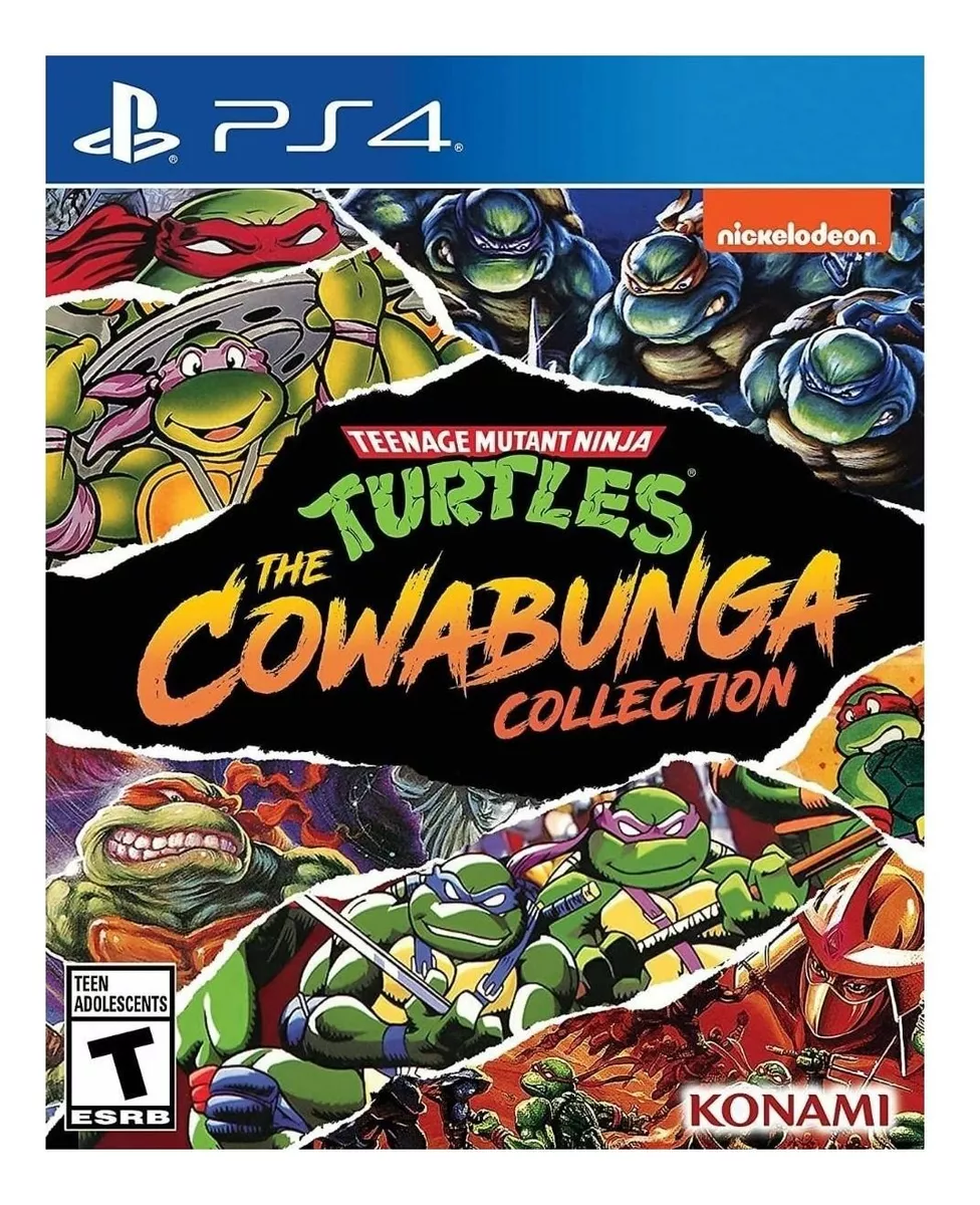 Teenage Mutant Ninja Turtles: The Cowabunga Collection Teenage Mutant Ninja Turtles Standard Edition Konami PS4 Físico