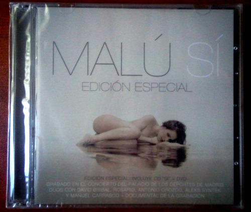 Malu Cd+dvd Si Edicion Especial 100% Original, Nuevo