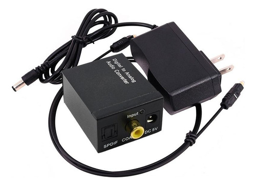 Convertidor Audio Digital Optica Toshlink Analogo Rca Plug