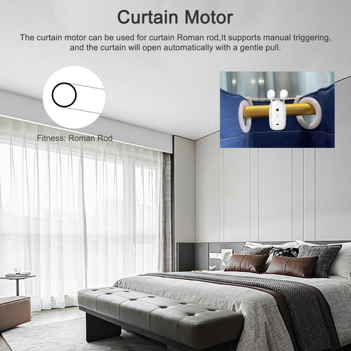 Robot De Cortina Eléctrico Wifi, Motor Inteligente Automátic