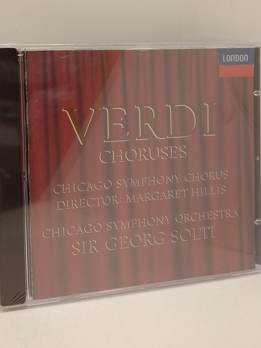 Verdi Choruses Cso C/ Solti Cd Nuevo 