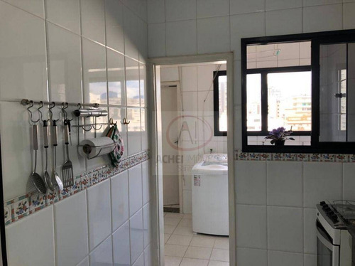 Imagem 8 de 30 de Apartamento Com 3 Dormitórios, 1 Suíte, Dependência Completa, 2 Vagas, Lazer Completo, À Venda, 104 M² Por R$ 890.000 - Boqueirão - Santos/sp - Ap11004