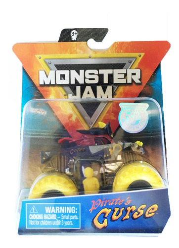 Monster Jam - Pirates Curse - Escala 1:64 - Spin Master